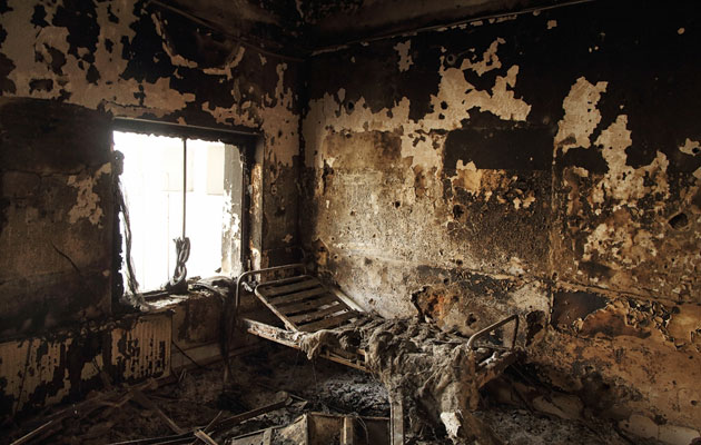 Hospitalet i Kunduz blev sønderbombet under krigen i Afghanistan.