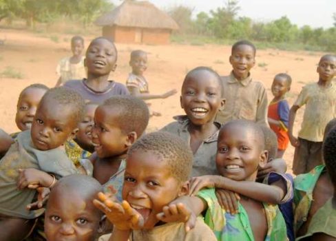 Børn fra Katanga-procvinsen i DR Congo