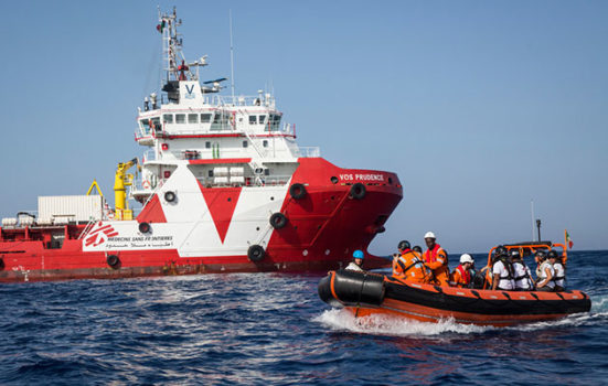 Prudence er Læger uden Grænsers skib på Middelhavet
