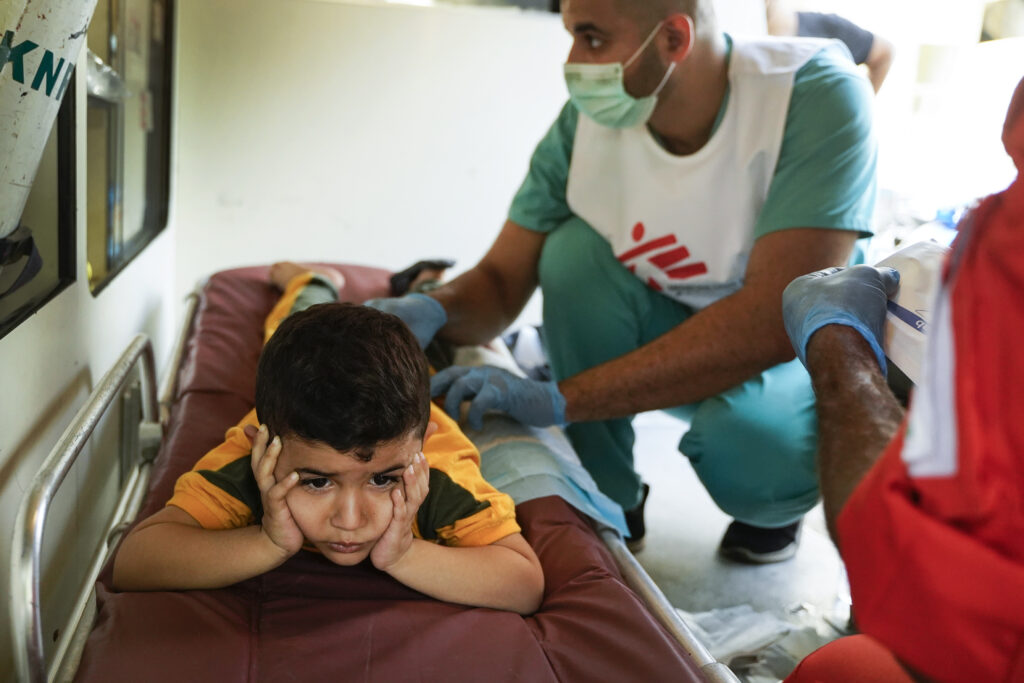 Læger uden Grænser (MSF) hjælper efter eksplosionen i Beirut