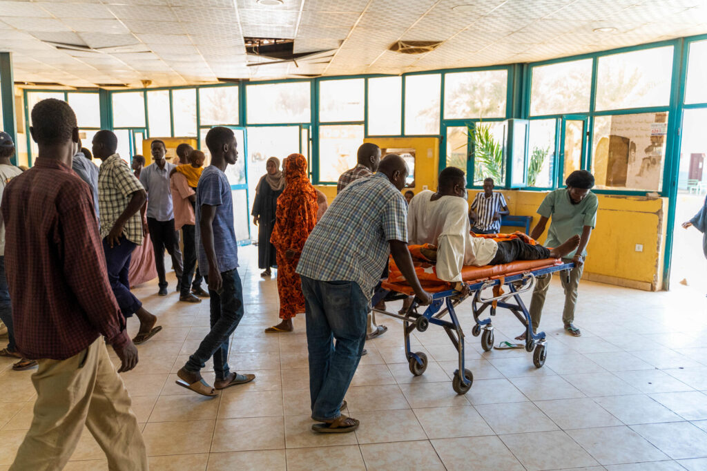 More patients are arriving at Bashair Hospital as it is the only accessible hospital in southern Khartoum - Sudan