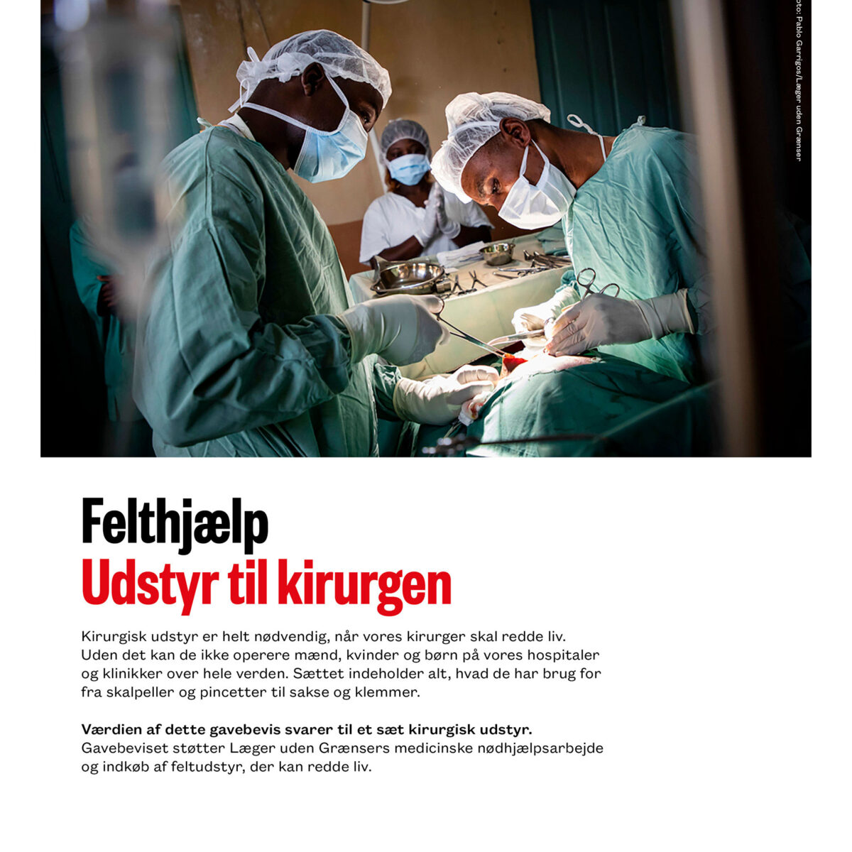 Udstyr til kirurgen (print selv)