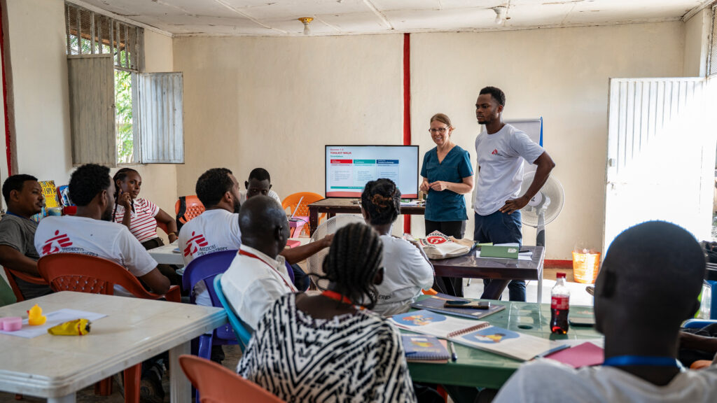 In May 2026, MSF supported a one-week Play Therapy training in Kule Refugee Camp, Ethiopia, for counsellors, nurses, and other healthcare staff workin - Ethiopia