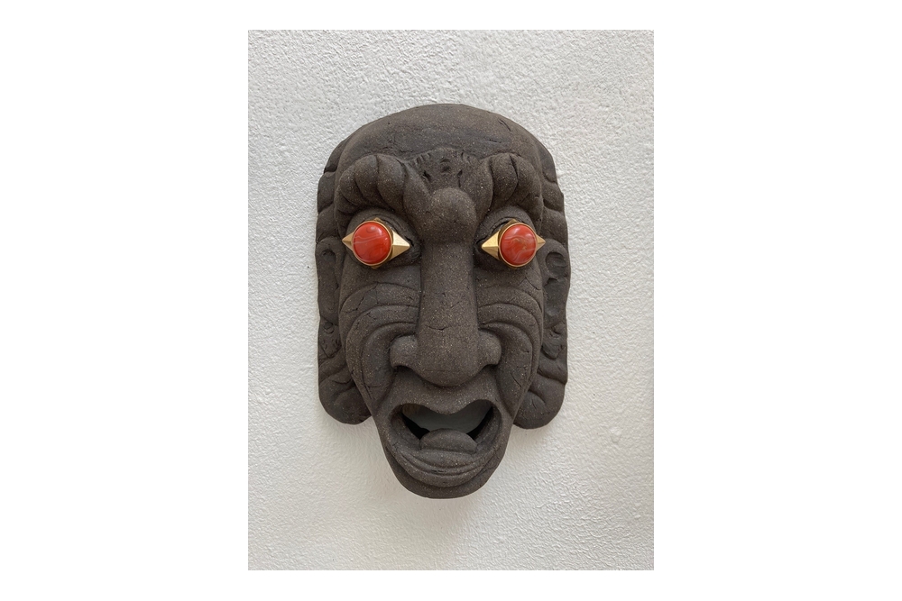 Styx (jaspis) - stentøj, messing, zink, resin