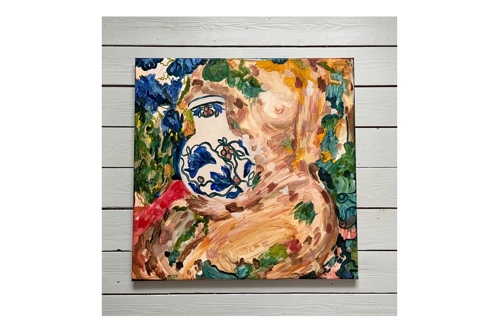 Min - Acrylic på lærrred