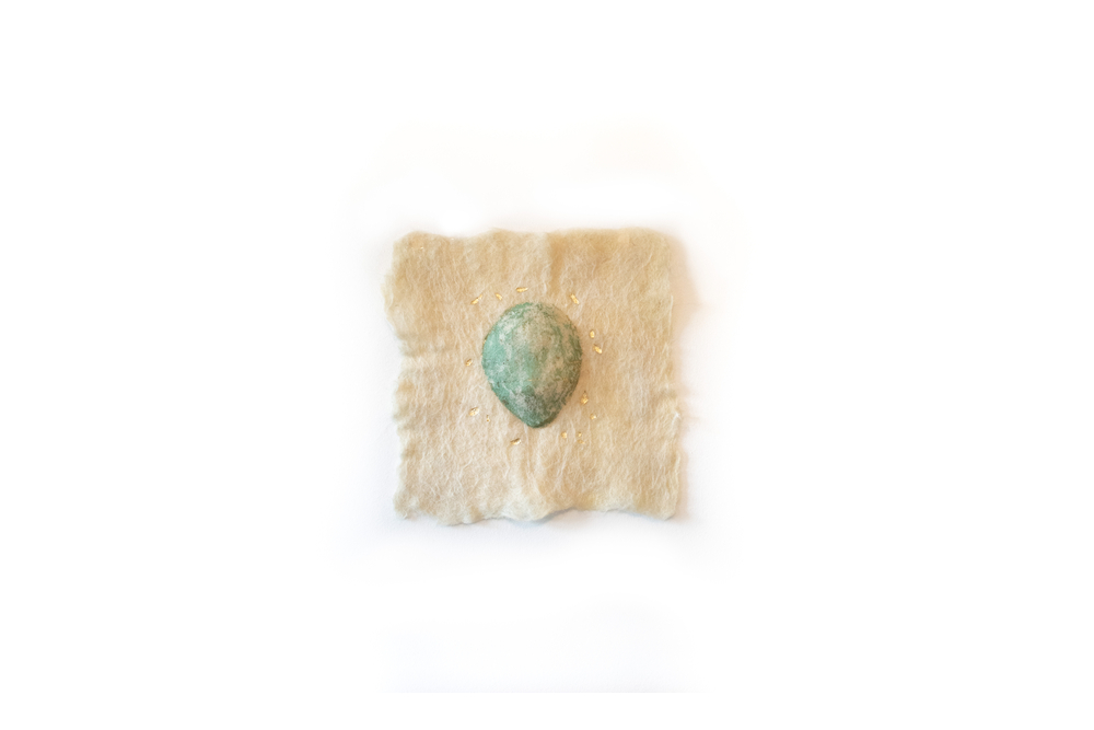 Children of the war with sun in their hair - textile