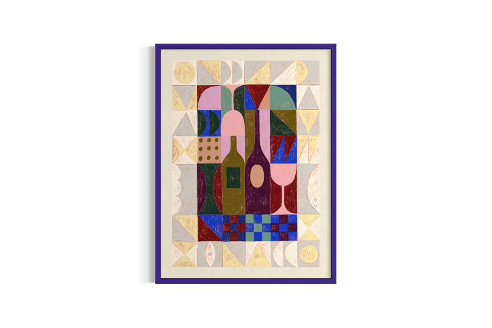 Los dos par favor - Giclée kunsttryk efter originalt maleri